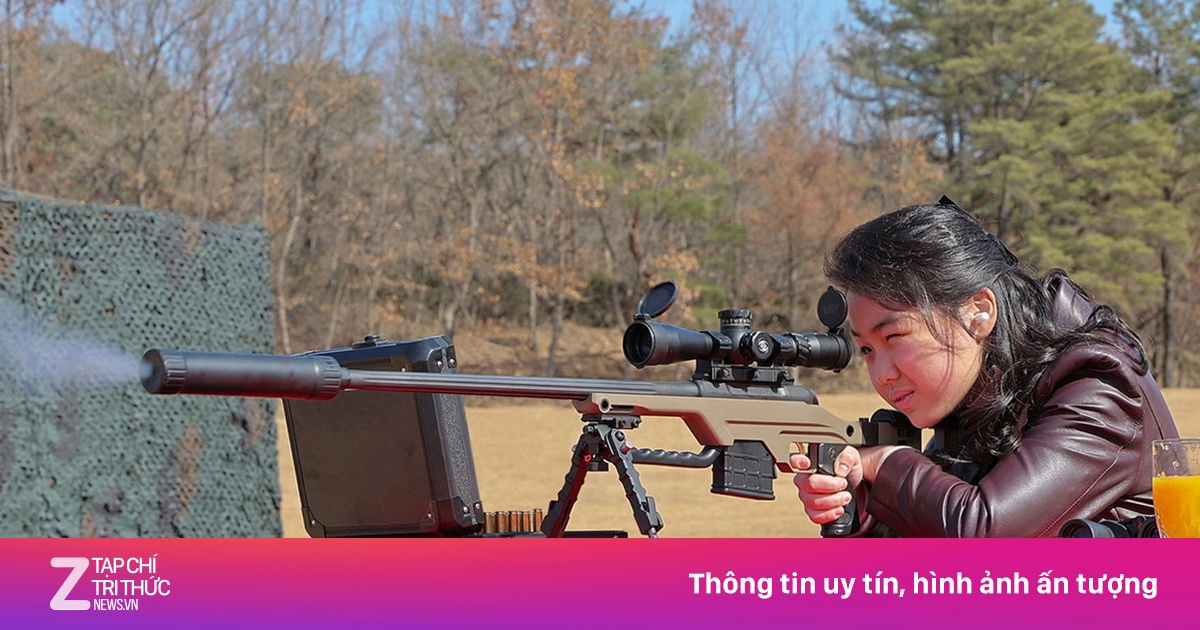Con gái ông Kim Jong-un khai hỏa súng bắn tỉa thế hệ mới