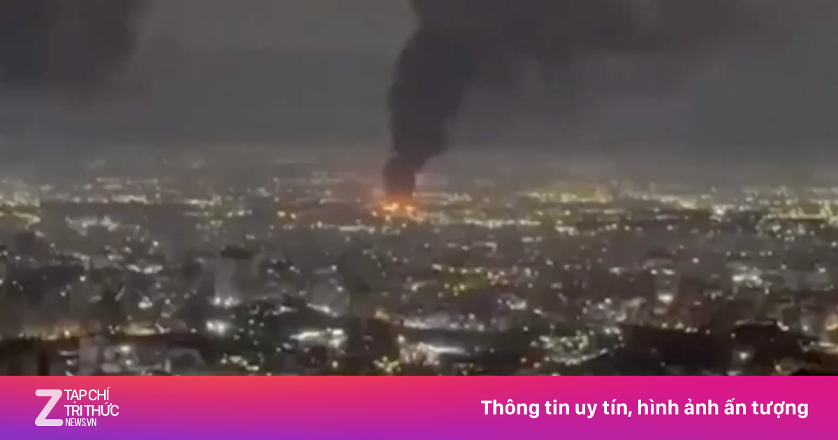 Bầu Trời Tehran Đen Kịt Khói Sau Đòn Không Kích Của Israel, Xung Đột Leo Thang
