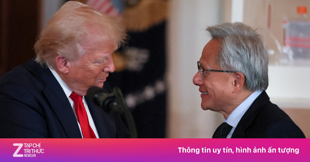 CEO Nvidia Jensen Huang bất ngờ gia nhập đoàn công du Trung Quốc cùng ông Trump