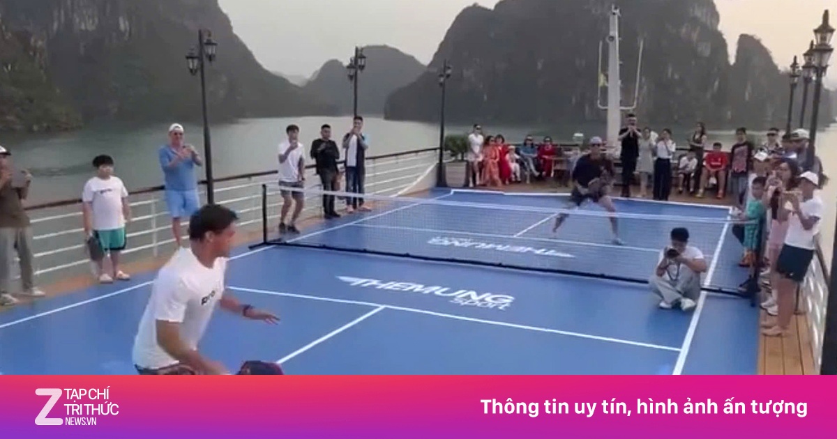 Phạt 12,5 triệu đồng du thuyền tổ chức pickleball trên vịnh Hạ Long