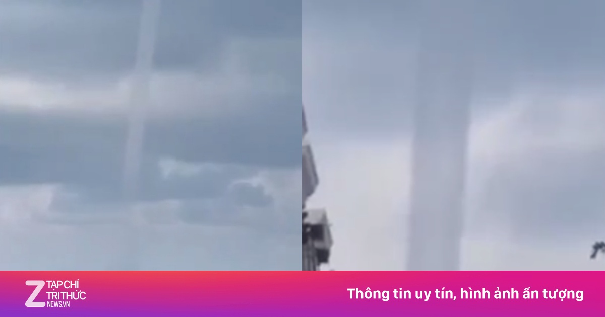 Vòi rồng cao hàng trăm mét xuất hiện ở Phú Quốc