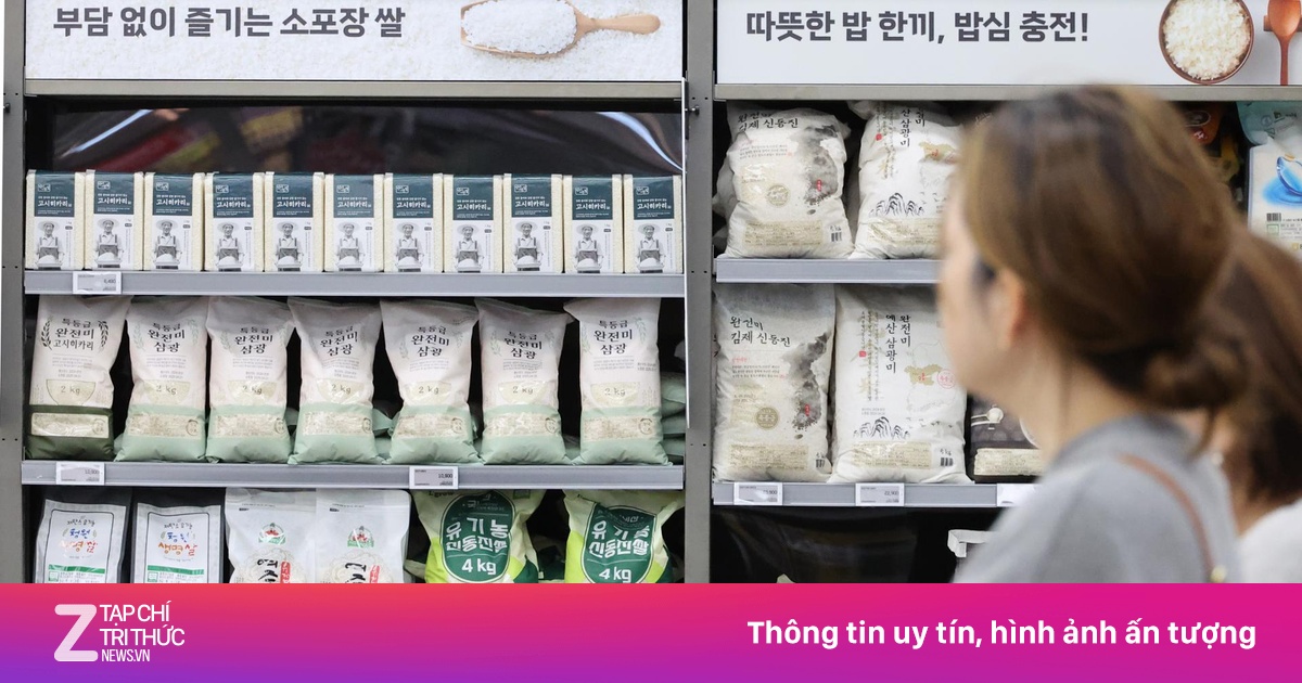 Gạo Hàn Quốc bất ngờ trở thành quà du lịch được khách Nhật yêu thích