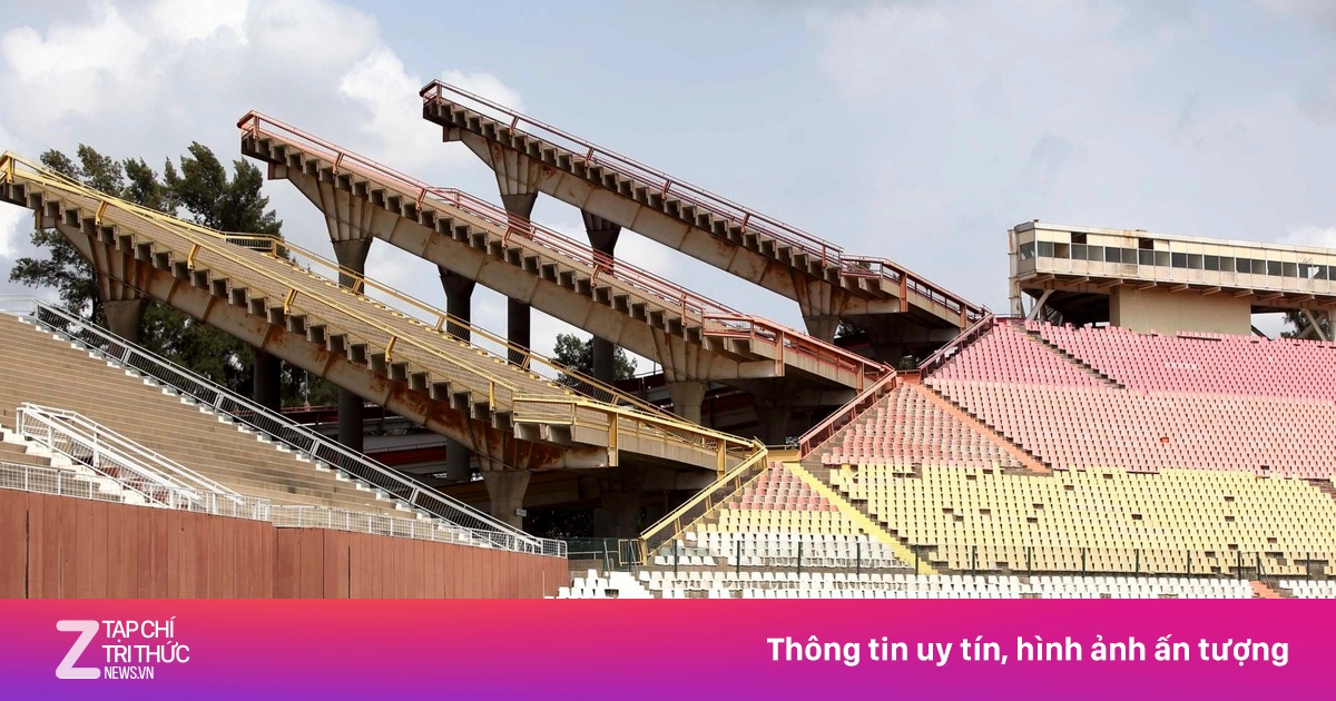 Sân vận động Nam Phi hút khách vì khán đài 'kỳ dị'