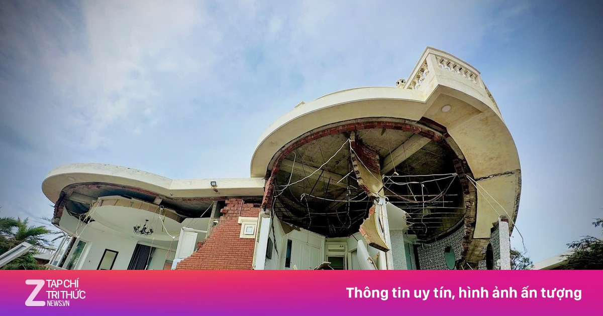 Loạt villa ven biển Hà Tĩnh đổ sập