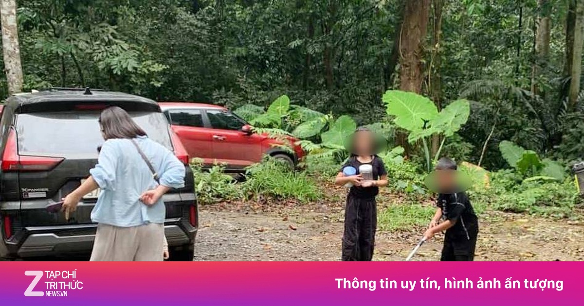 Du khách dùng vợt bắt bướm tại Vườn quốc gia Cúc Phương, ban quản lý lên tiếng cảnh báo