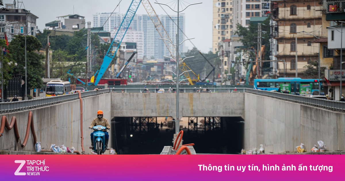 Hầm chui Kim Đồng - Giải Phóng 778 tỷ đồng trước ngày về đích