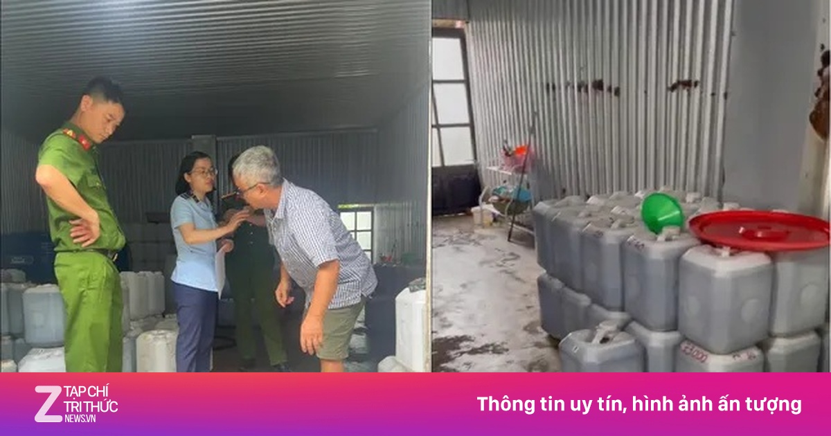 Phát hiện 2.600 lít nước mắm không rõ nguồn gốc