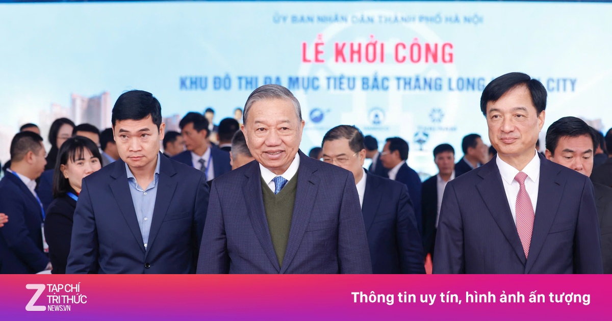 Tổng Bí thư dự lễ khởi công 2 khu đô thị đa mục tiêu của Hà Nội