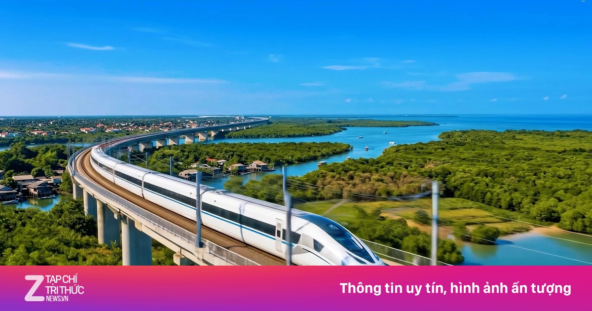 Phối cảnh đường sắt tốc độ cao Hà Nội - Quảng Ninh do VinSpeed đầu tư