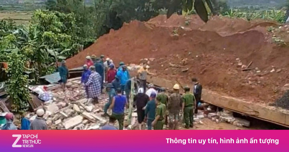 Tường chắn đất đè bẹp nhà hàng xóm khiến 2 cha con tử vong