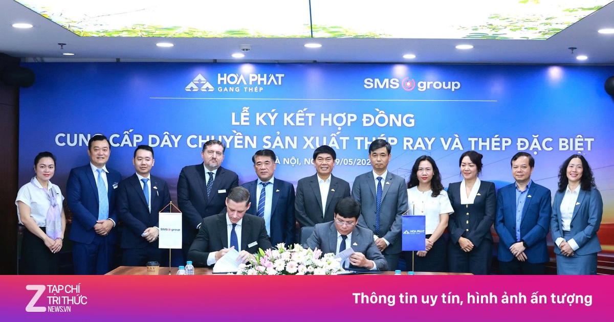 Hòa Phát sẽ xuất xưởng thép ray cao tốc từ năm 2027