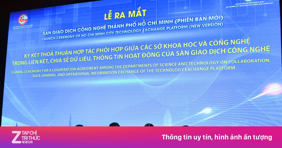 Ra mắt Sàn Giao dịch Công nghệ TP.HCM phiên bản mới