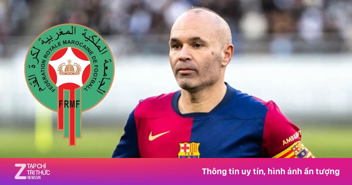 Huyền thoại Iniesta chính thức nhận vai trò Giám đốc thể thao đội tuyển Morocco