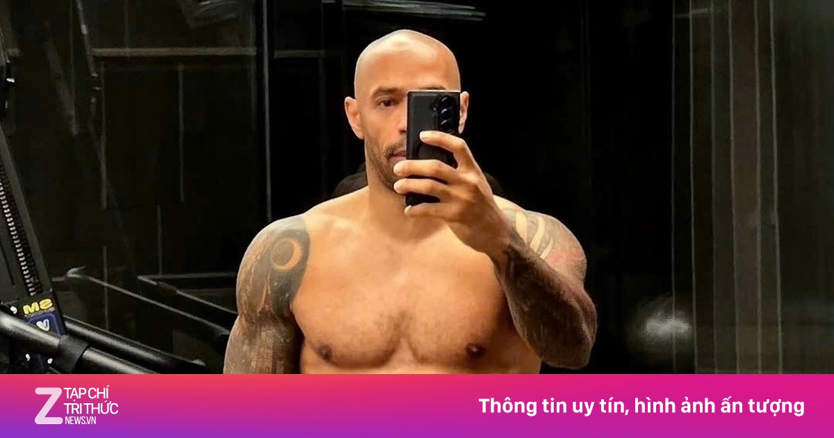 Thierry Henry gây ấn tượng với thân hình săn chắc ở tuổi 48