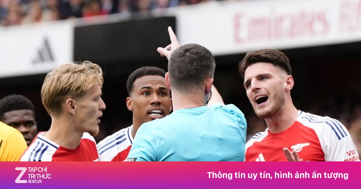 Declan Rice nhận thẻ đỏ, Arsenal chia điểm với Brighton | Znews.vn