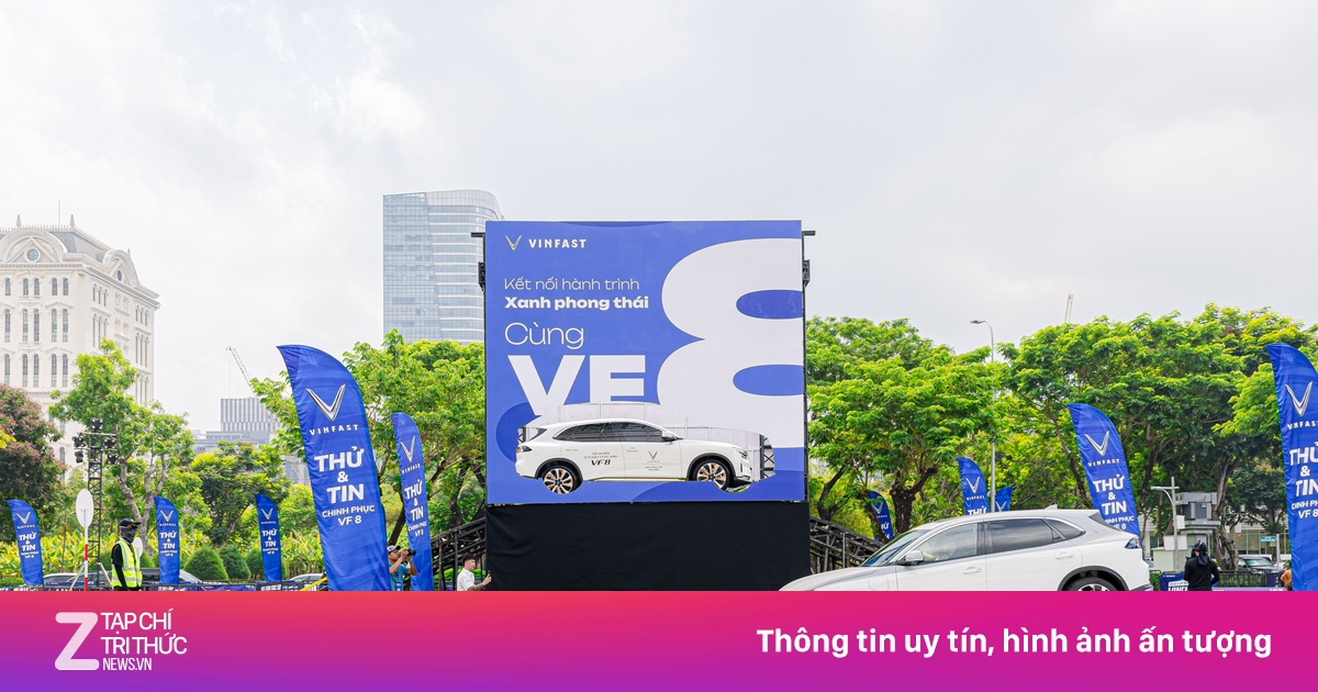 VinFast tổ chức trải nghiệm dải sản phẩm, VF 8 hưởng nhiều cải tiến
