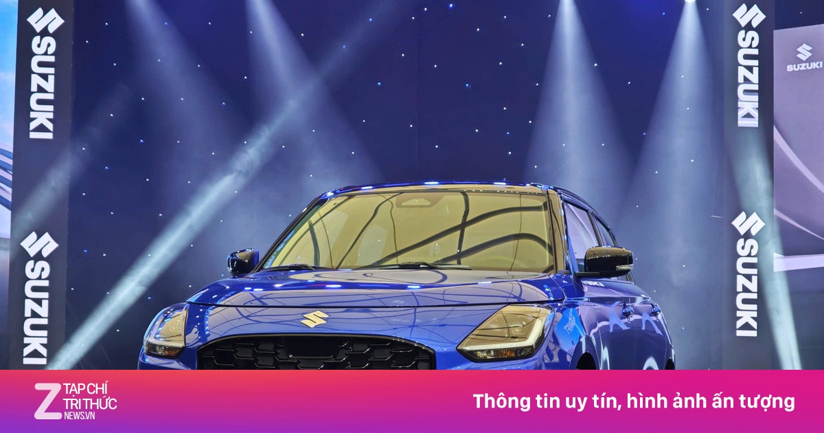 Cận cảnh Suzuki Swift 2025 tại Việt Nam, giá 569 triệu đồng
