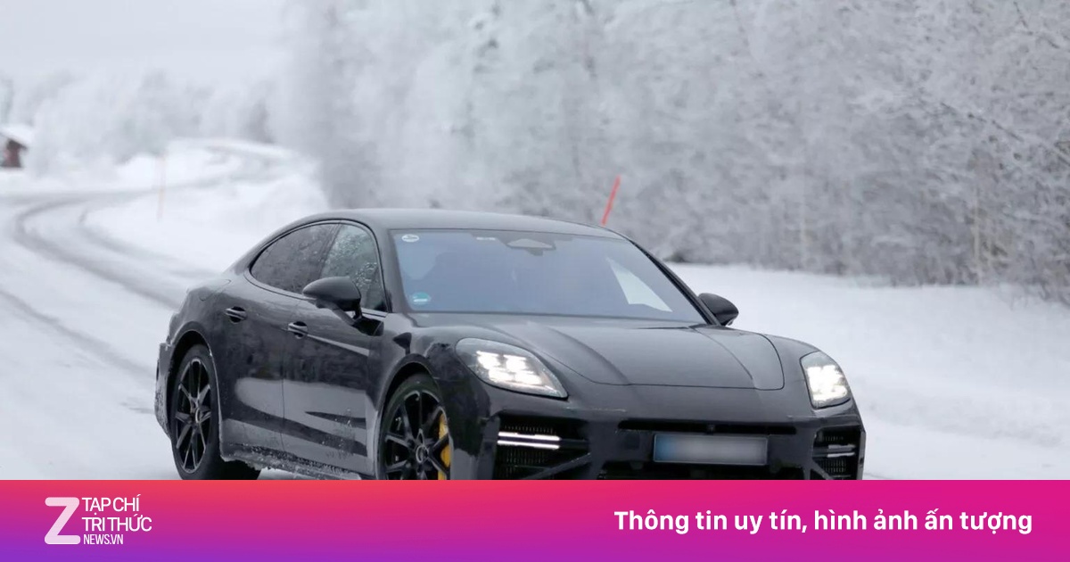 Porsche Panamera facelift lộ diện, vẫn là xe xăng