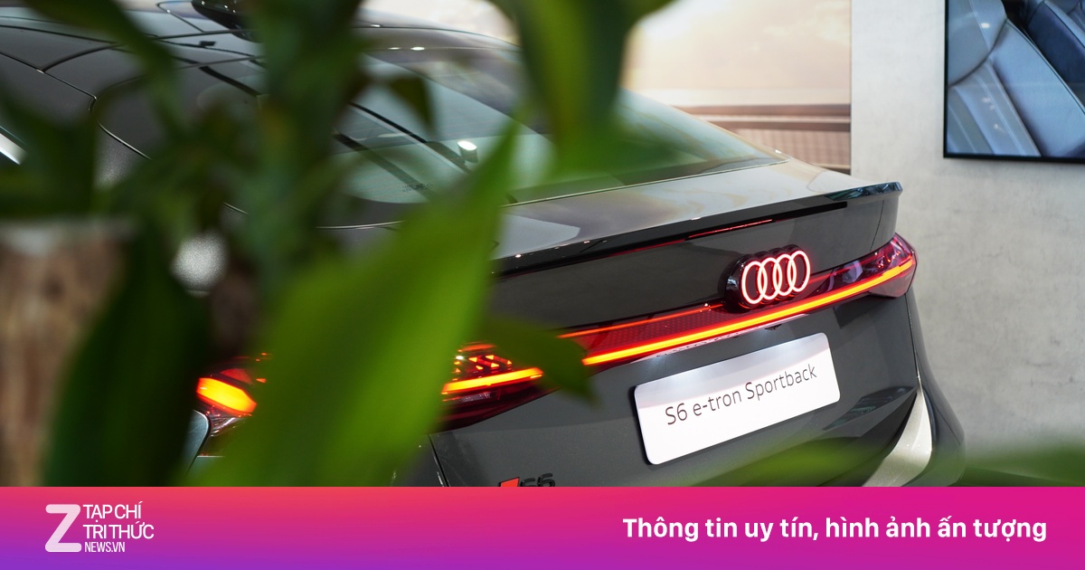 Cận cảnh Audi S6 e-tron tại Việt Nam, sedan thể thao giá gần 4,2 tỷ