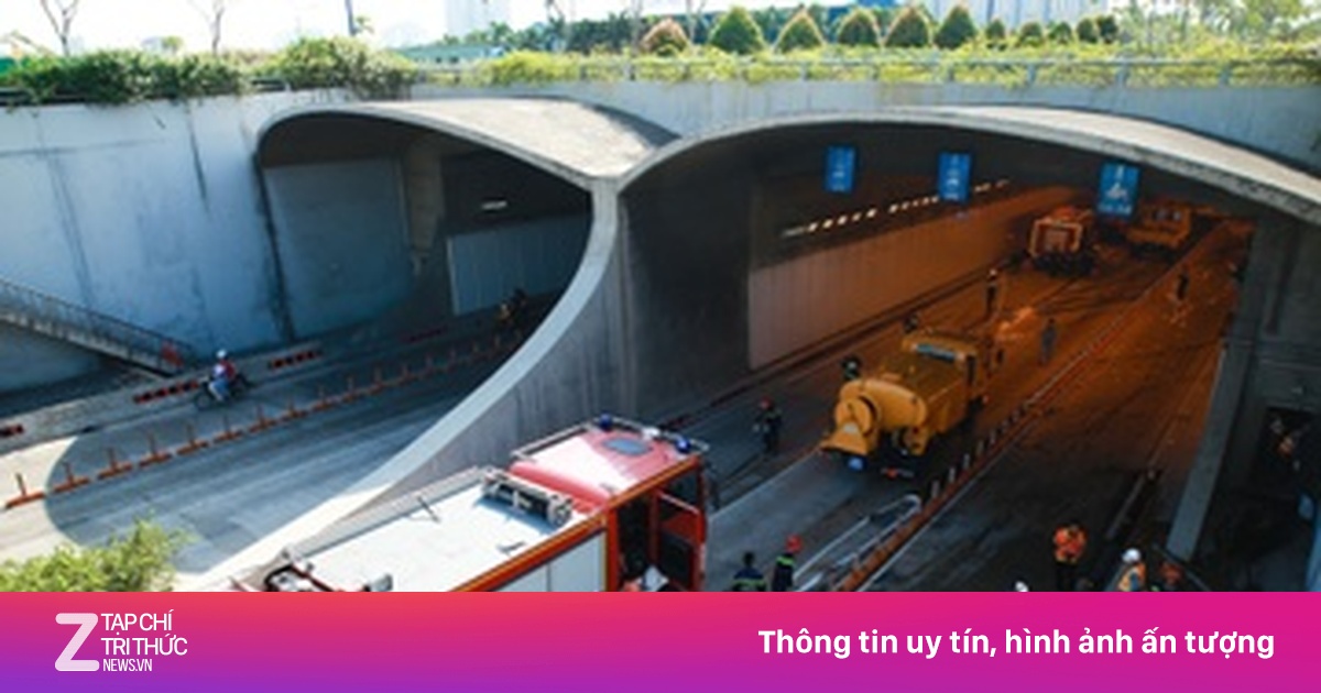 Cấm xe qua hầm sông Sài Gòn trong đêm - Xã hội - ZNEWS.VN