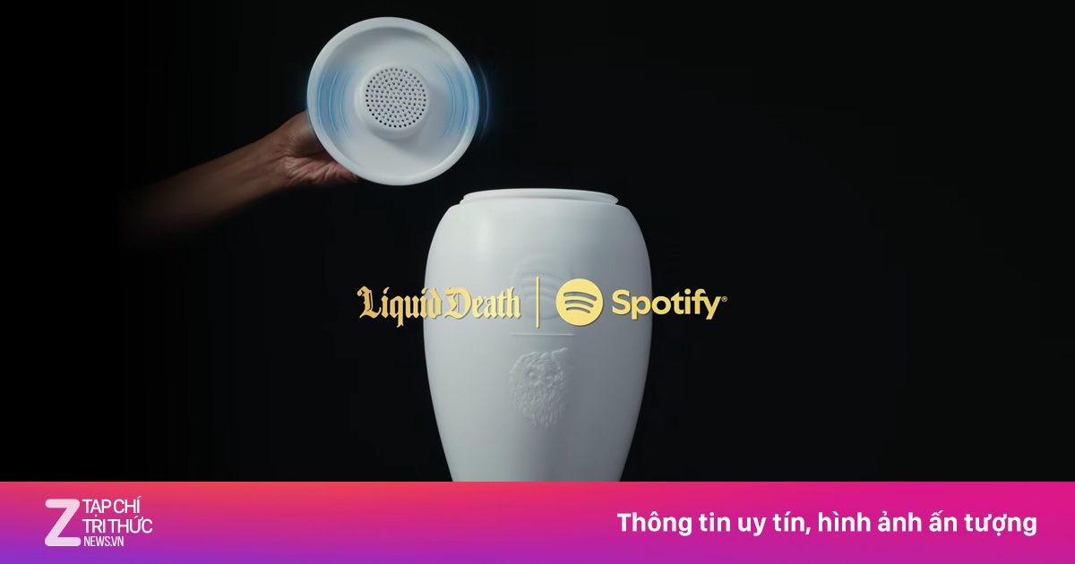 Spotify ra mắt ‘hũ tro cốt’ tích hợp loa Bluetooth
