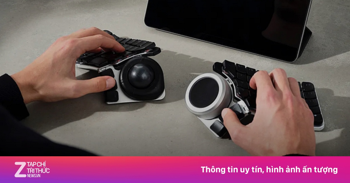 Naya Create: Bàn phím công thái học chia đôi độc đáo tại CES