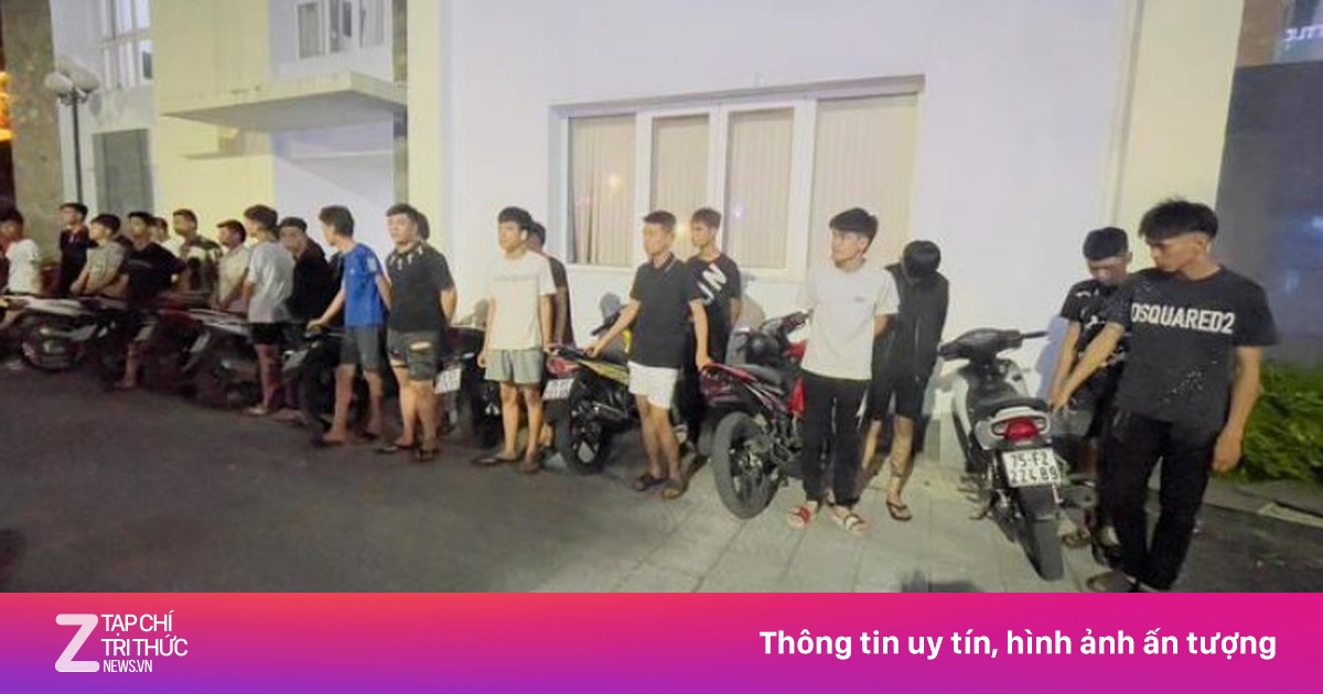 37 thanh niên mang hung khí tụ tập 'hỗn chiến' ở Huế