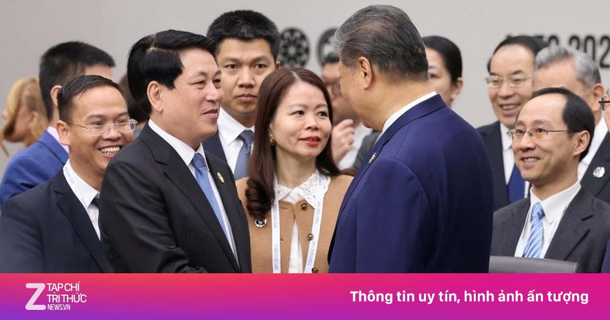 Chủ tịch nước Lương Cường gặp Tổng Bí thư, Chủ tịch nước Trung Quốc Tập Cận Bình