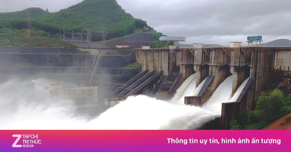 Đề phòng lũ, thêm hồ chứa tại Huế tăng cường xả nước về hạ du