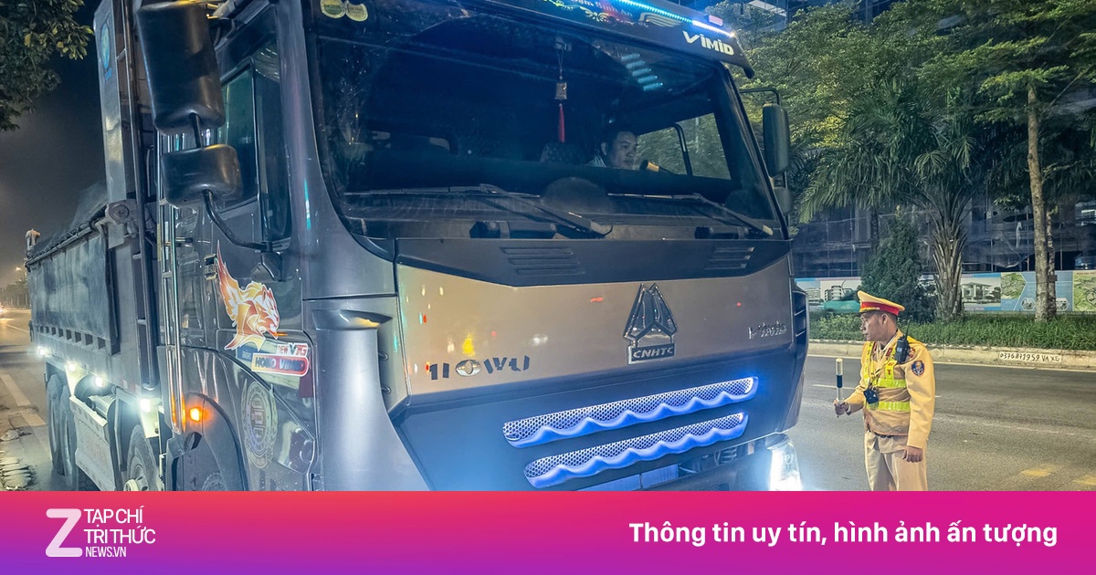 CSGT toàn quốc đồng loạt kiểm tra, xử lý xe quá tải