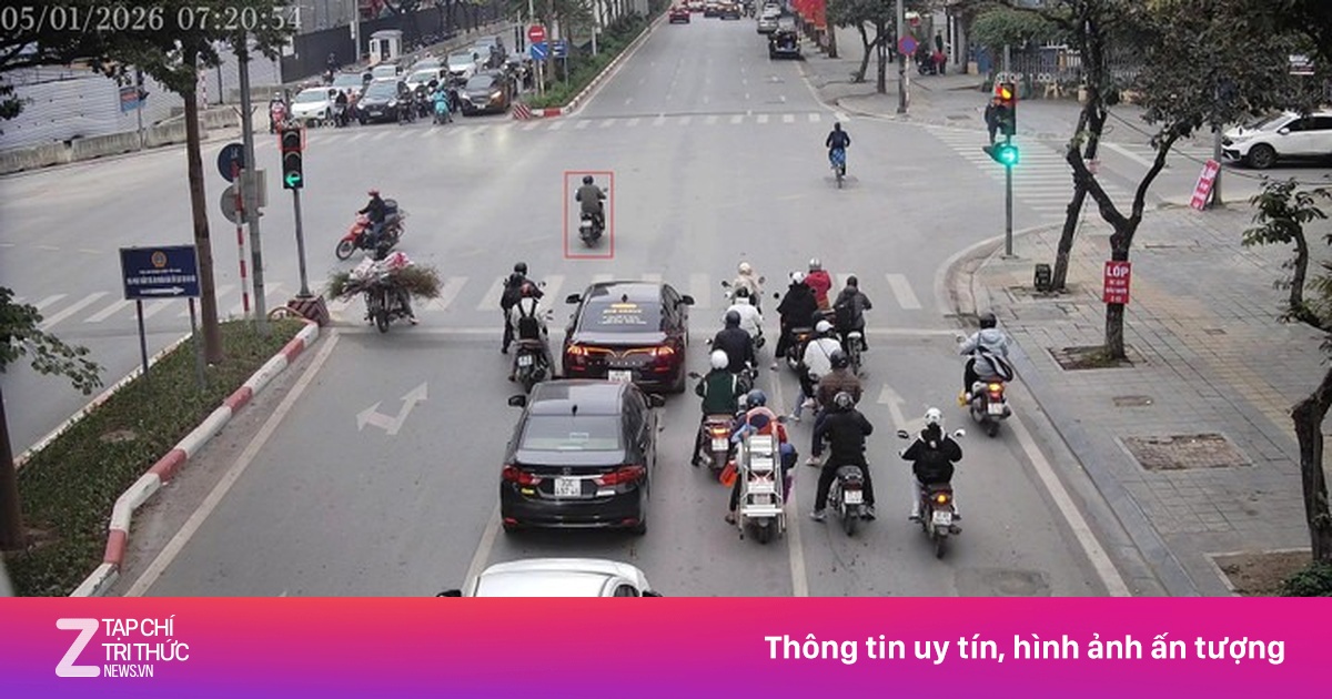 Ghi nhận 17.196 trường hợp vi phạm giao thông qua camera AI