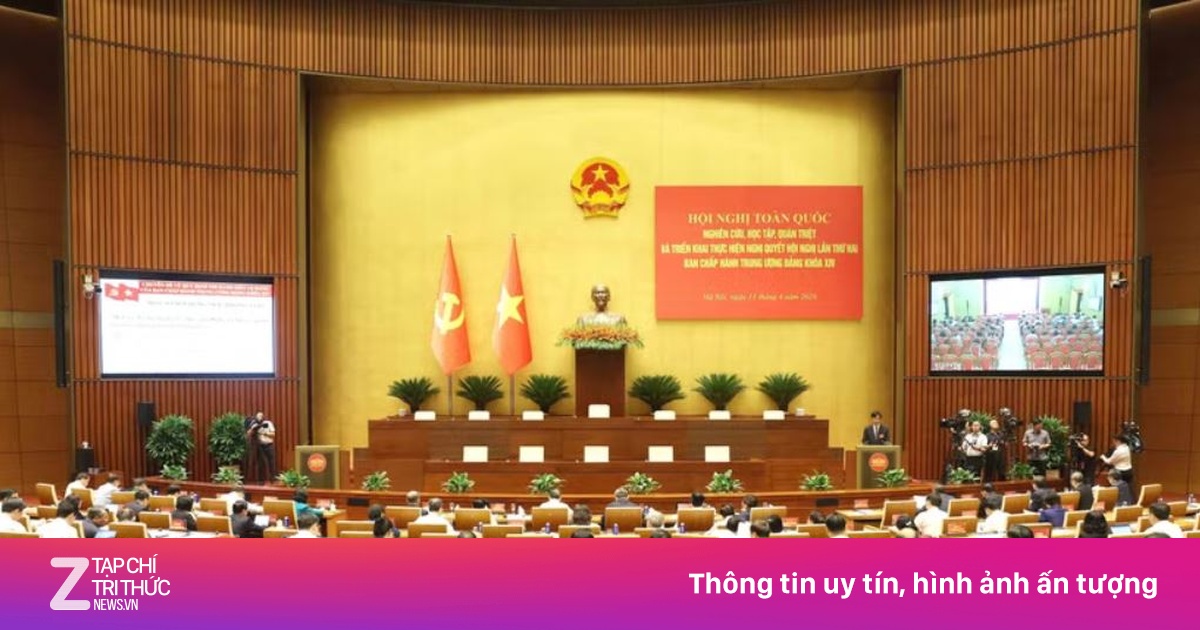 Hội nghị toàn quốc quán triệt Nghị quyết Trung ương 2 khóa XIV với sự tham dự của hơn 2 triệu đại biểu