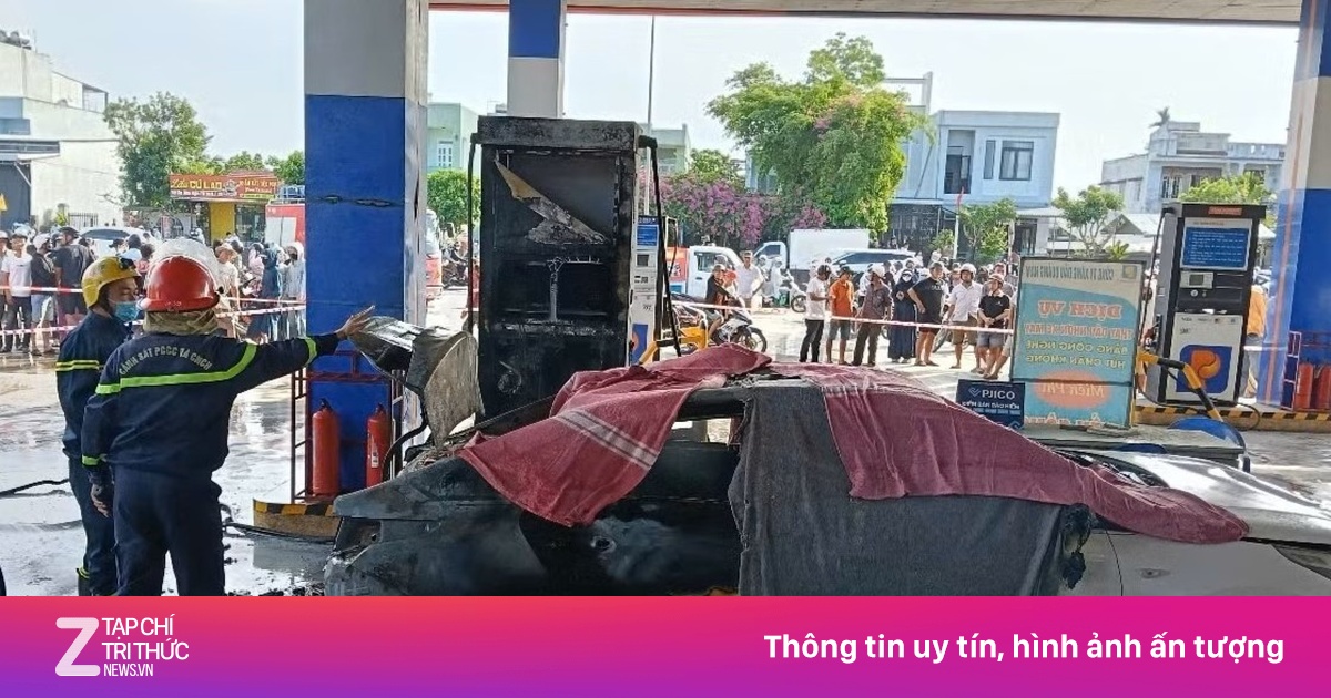 Thông tin mới vụ cháy ôtô ở cây xăng làm hai người chết