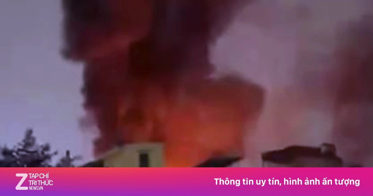 Cháy nhà ở phố Hoàng Mai