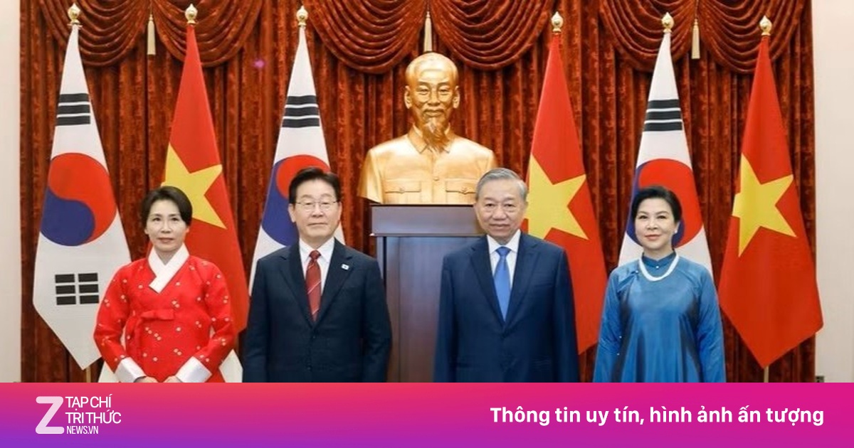 Tổng Bí thư Tô Lâm Chiêu Đãi Trọng Thể Tổng thống Hàn Quốc Lee Jae Myung tại Hà Nội