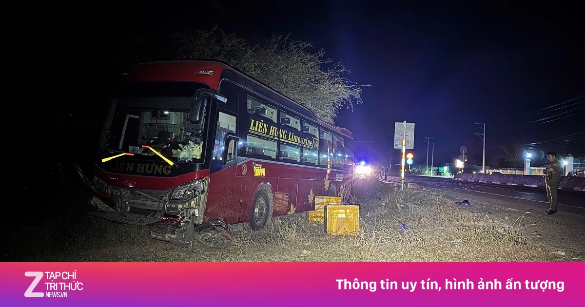 Xe khách va chạm xe máy, 1 người tử vong ở Lâm Đồng