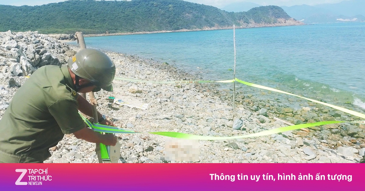 Phát hiện đoạn chân người dạt vào bãi biển ở Khánh Hòa
