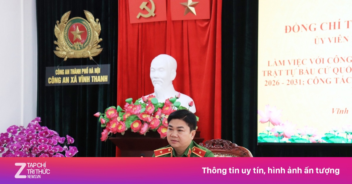 Lãnh đạo Công an Hà Nội kiểm tra công tác ANTT phục vụ bầu cử