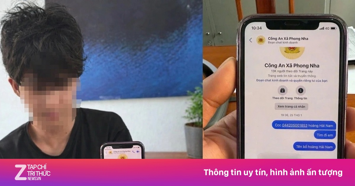 Thanh niên nhắn tin vào Fanpage của công an xã để thách thức