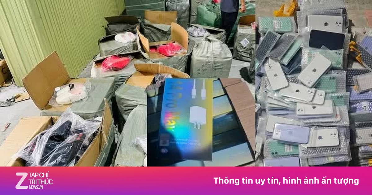 Bắt giữ hàng chục nghìn sản phẩm điện thoại, thời trang giả mạo