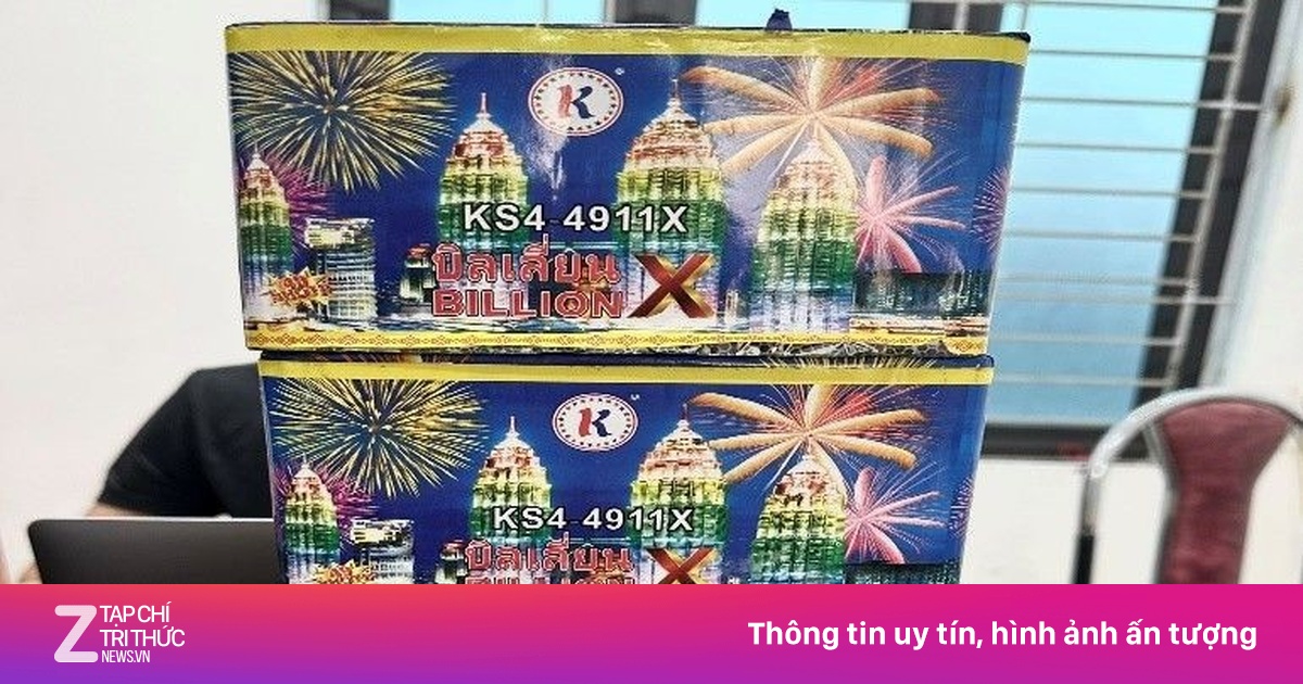 Xử phạt 40 triệu đồng đối với hành vi buôn bán hàng cấm là pháo hoa nổ