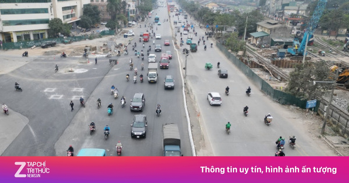 Hầm chui nút giao Giải Phóng - Kim Đồng sẽ thông xe ngày 10/2
