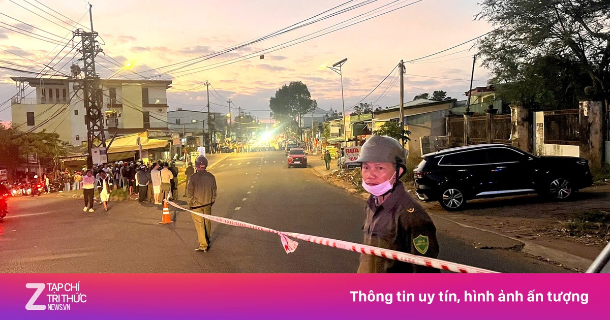 Cảnh sát phong tỏa căn nhà, truy tìm nghi phạm vụ cướp ngân hàng