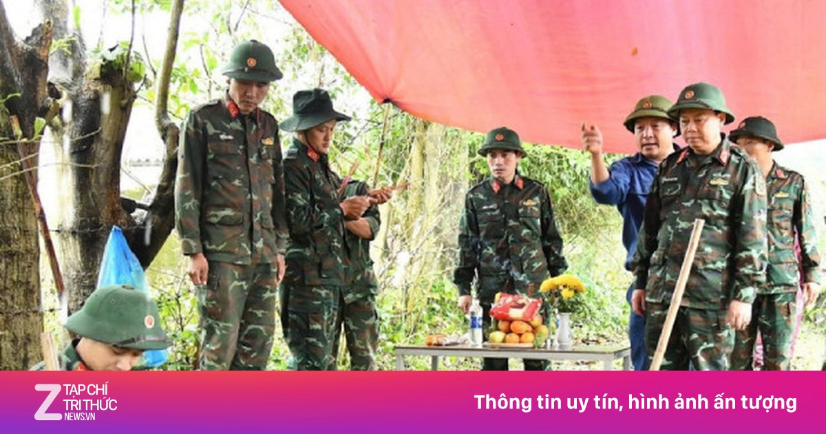 Phát hiện hài cốt liệt sỹ tại vườn nhà dân ở Quảng Trị