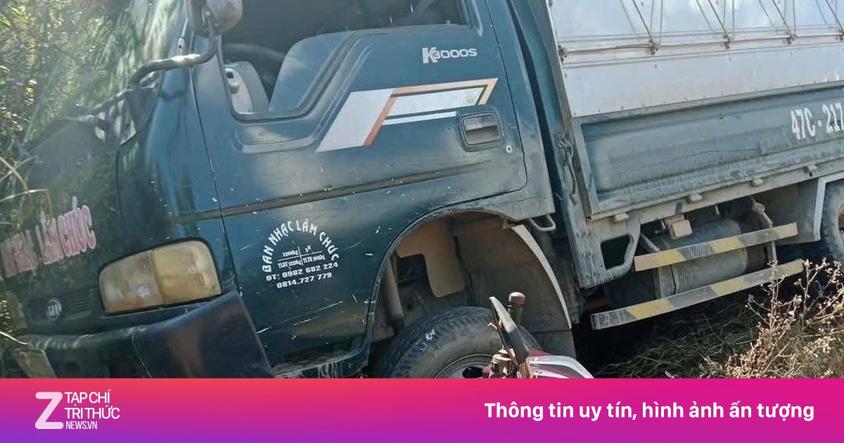 Xe tải trôi tự do, đè trúng hai mẹ con