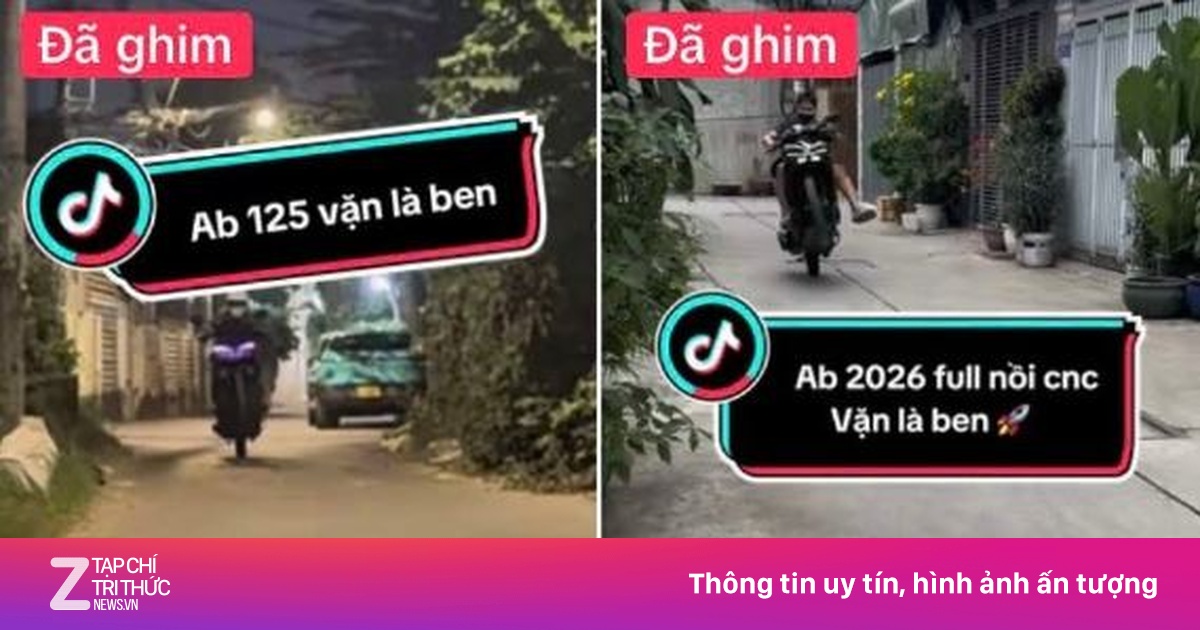 Bốc đầu xe máy trong khu dân cư để quảng bá tiệm sửa xe ở TP.HCM