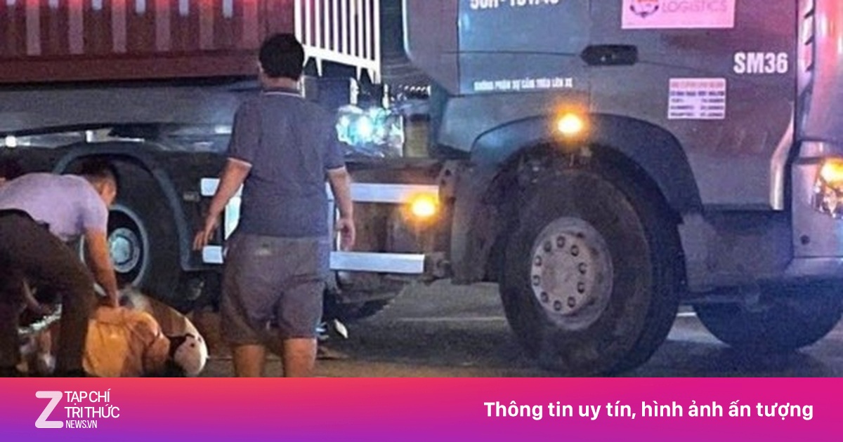 Nữ công nhân tử vong dưới bánh xe đầu kéo container