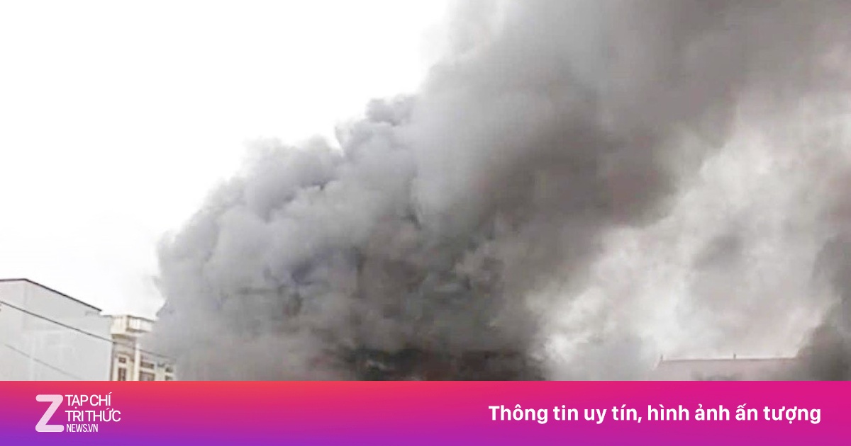 Cháy dữ dội tại Nhà tình thương Hương La nuôi trẻ khuyết tật ở Bắc Ninh