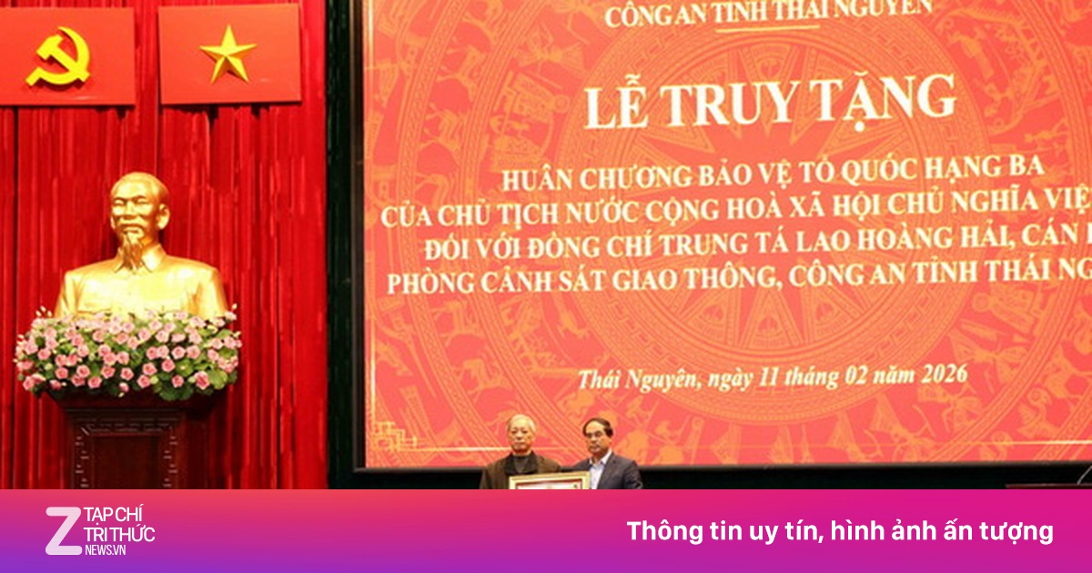 Thái Nguyên Truy Tặng Huân Chương Bảo Vệ Tổ Quốc Cho Trung Tá Lao Hoàng Hải Hy Sinh