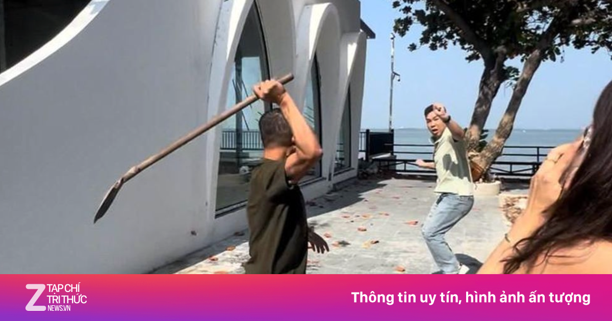 Chủ quán cơm niêu ở Vũng Tàu dùng xẻng đuổi đánh khách vì tranh chấp chỗ đỗ xe